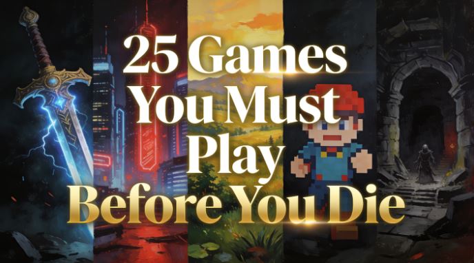 25 Games You Must Play Before You Die