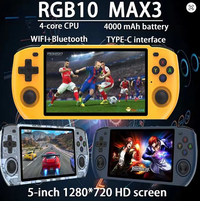 POWKIDDY RGB10 MAX3 Retro Handheld Game Console Review